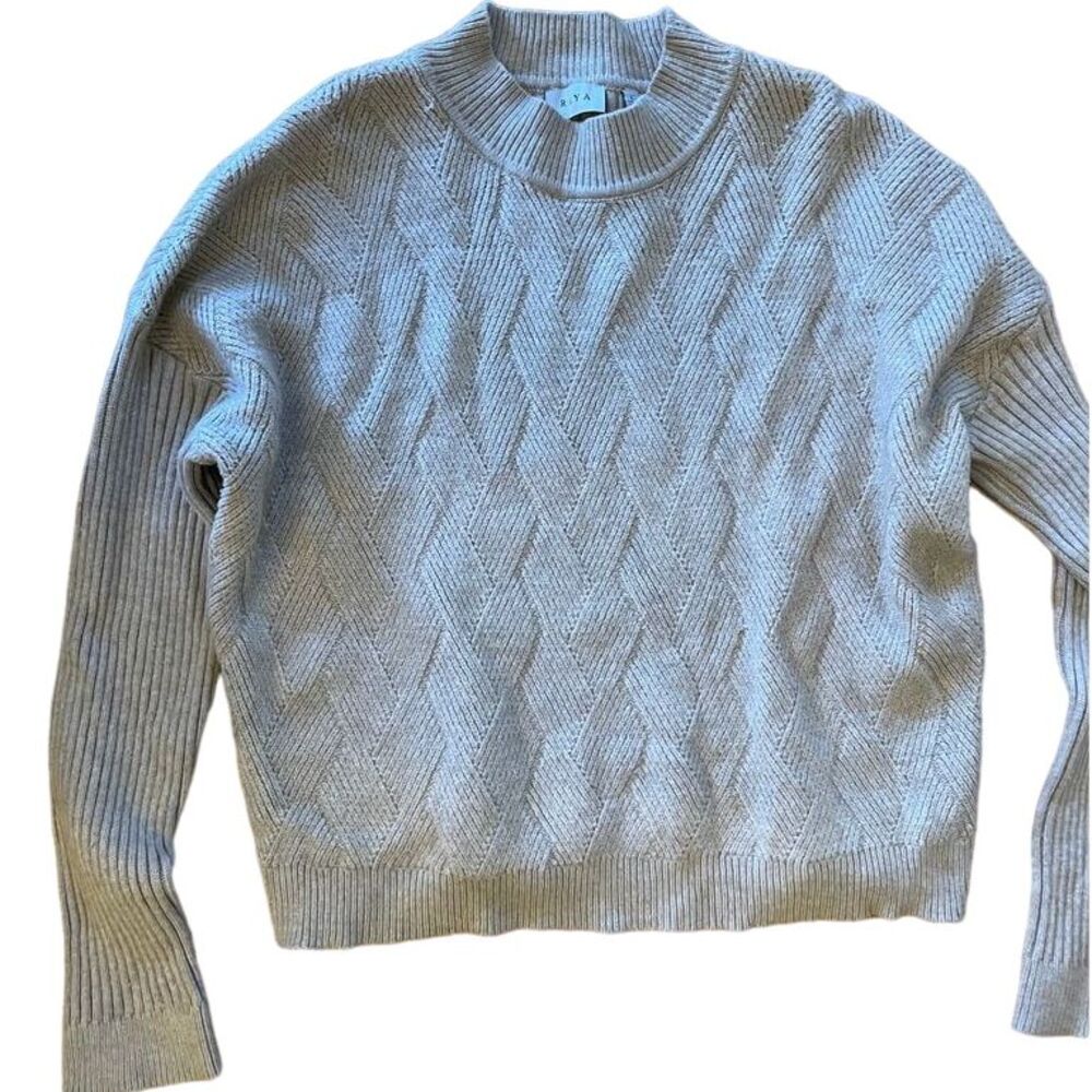 Women's‎ beige RAYA knitted sweater size large
